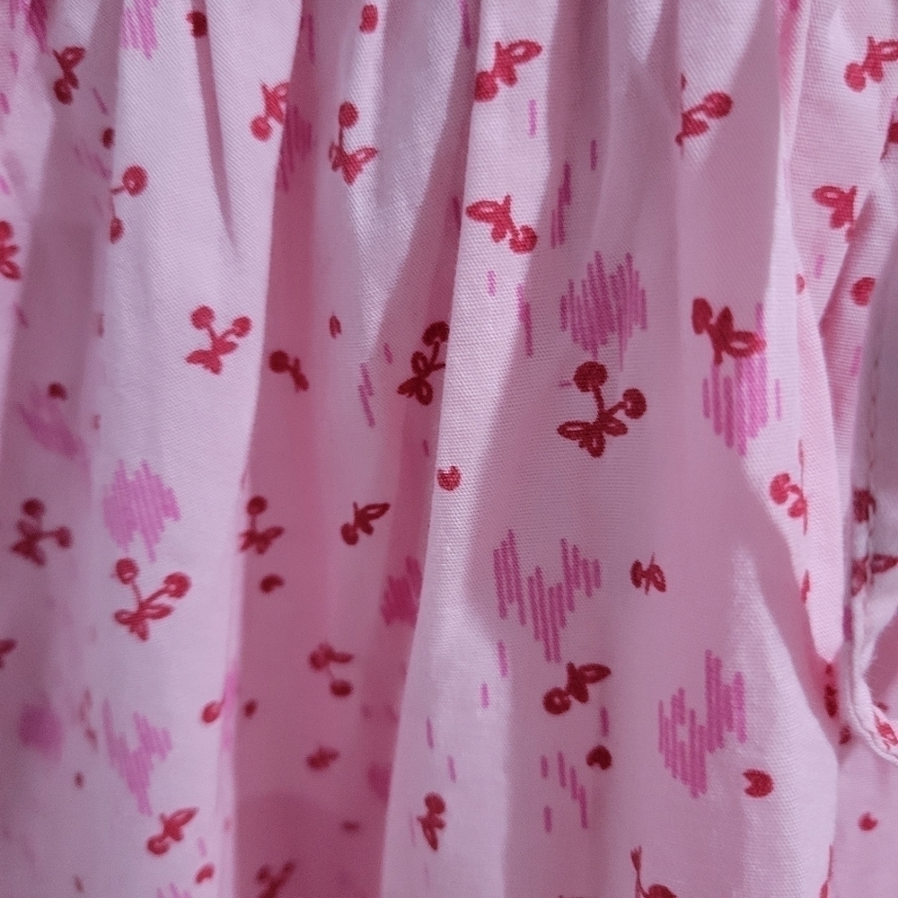 Free People Gabby Dress,  Cherry Print Mini A-Line Pink  So Cute!!! NWOT - Picture 10 of 10